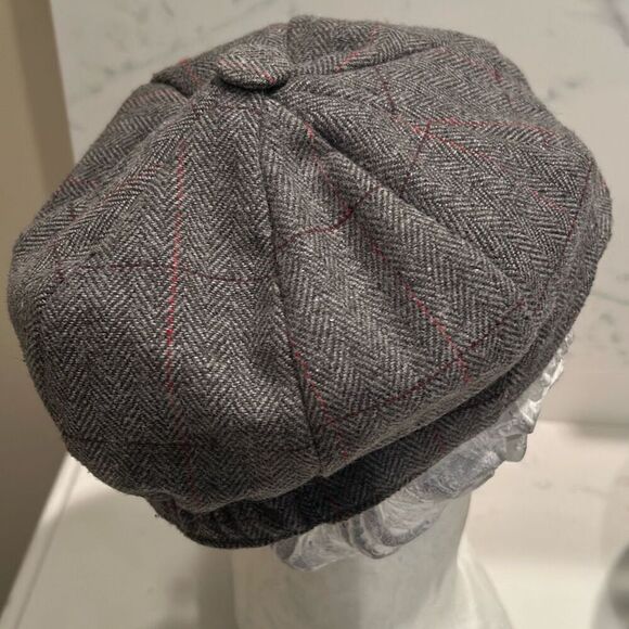 COTLY  English Plaid Newsboy Wool Hat - Picture 2 of 7